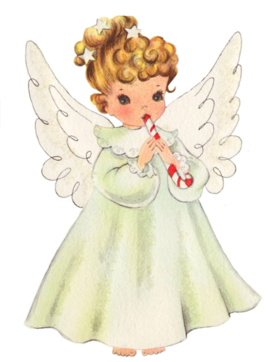 TOUCHING HEARTS CHRISTMAS ANGELS PNG / TUBE